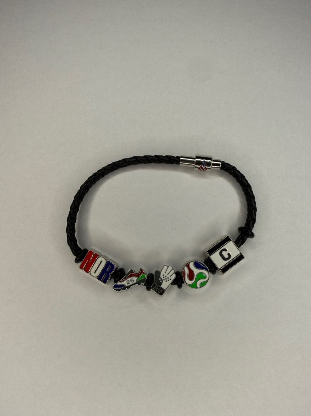 FIFA World Cup 2026 Norway Braided Charm Bracelet